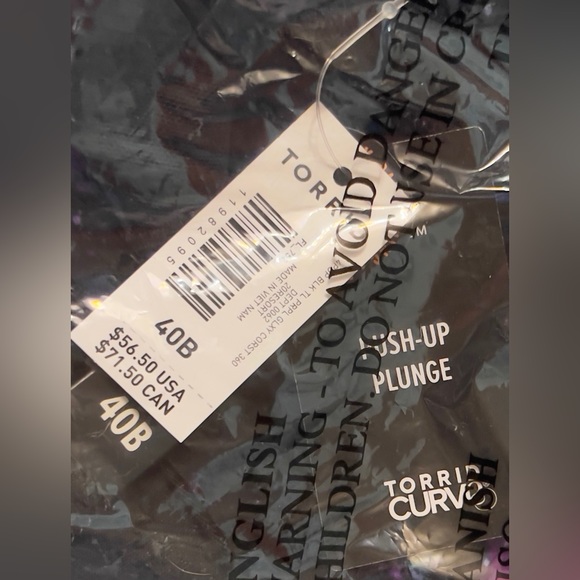 Torrid Curves Cosmos 40B bra. - Picture 3 of 4